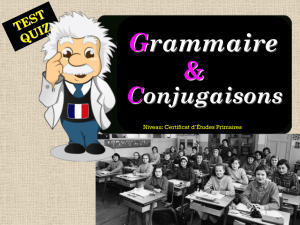 Grammaire-Conjuguaison
