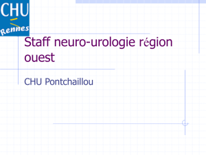 Staff neuro-urologie région ouest