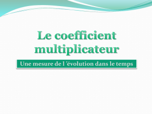 Coefficient multiplicateur (PowerPoint