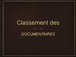 documentaires