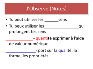 J`Observe (Notes)