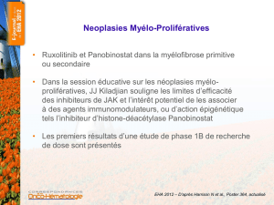 Neoplasies Myélo-Prolifératives