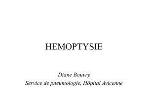 HEMOPTYSIE