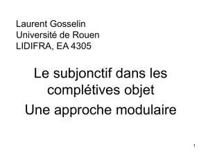 subjonctif