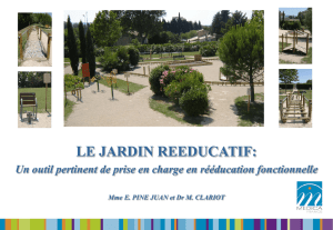 LE JARDIN REEDUCATIF - FHP-SSR