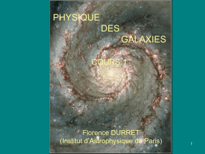 les galaxies - Institut d`Astrophysique de Paris