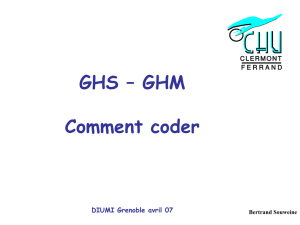 GHS GHM Comment Coder