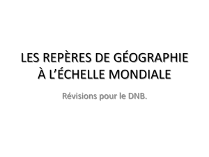 Repères géographiques DNB ( PPT