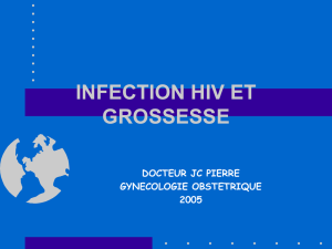infection hiv et grossesse - E