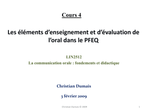 Diapositive 1 - Christian Dumais, Ph. D.