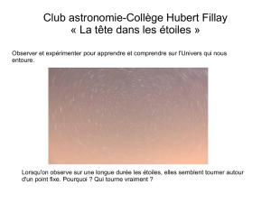 diapo club astro - Collège Hubert Fillay