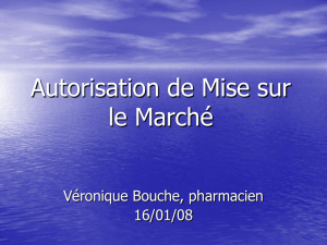 Autorisation de Mise sur le Marché