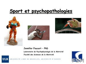 Sport et psychopathologies