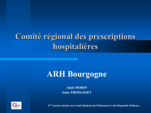Groupe régional des prescriptions hospitalières