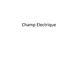 Champ Electrique - science