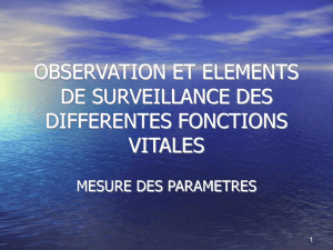 observation et elements de surveillance des differentes