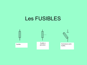 Les FUSIBLES