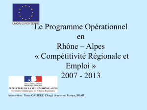 programme de compétitivité régionale rhône