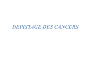 Dépistage - Dar El Amal Association Tunisienne de Lutte Contre le