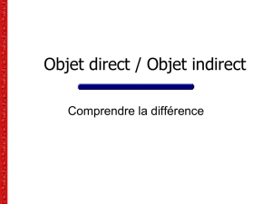 Objet indirect - WordPress.com