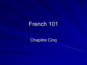 French 101