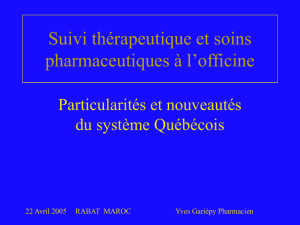 soins pharmaceutique..