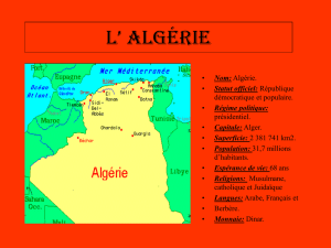 L`Algérie