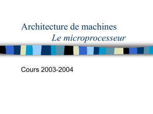 Architecture de machines