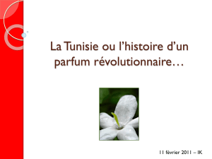 La Tunisie ou l`histoire d`un parfum envoûtant…