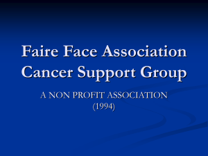 Faire Face Association Cancer Support Group