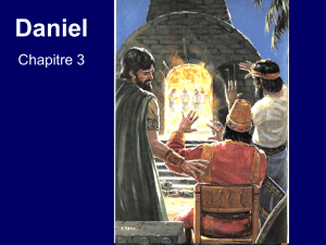 Daniel chapitre 3