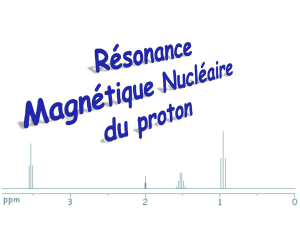 La Résonance Magnétique Nucléaire du proton est une technique d