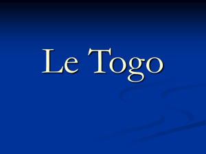 Togo - Collège de St Cyr sur Mer