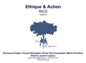RICS 2014 - Philosophie Management