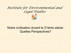 croissance - Institute for Environmental and Legal Studies