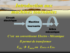 Introduction aux machines tournantes