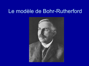 Le modèle de Bohr