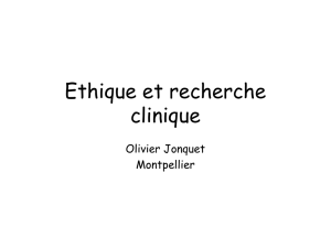 Professeur Olivier JONQUET - DESC Réanimation Médicale