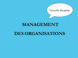 management des organisations