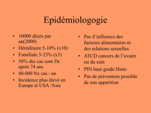 Epidémiologogie
