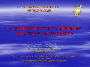 Présentation conférence sur le climat du grand Sud du 16 juin 2010