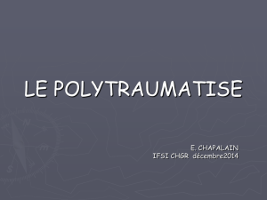 le polytraumatise - promotion 2014