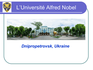 L`Université Alfred Nobel