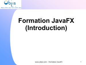 Formation JavaFX