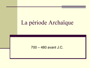 La période Archaïque