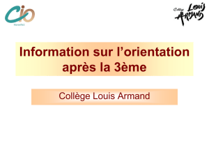 Bac - Collège Louis Armand