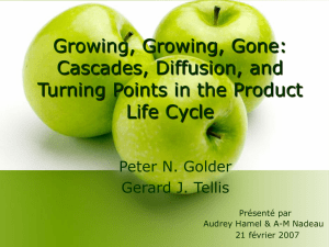 Growing, Growing, Gone: Cascades, Diffusion, and Turning Points in