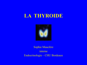 les hypothyroidies