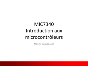 9. Introduction aux microcontrôleurs