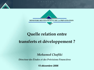 15 décembre 2006 Mohamed Chafiki Directeur des